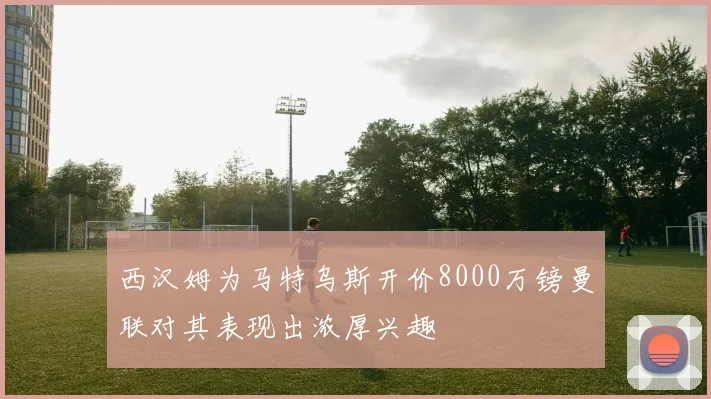 西汉姆为马特乌斯开价8000万镑曼联对其表现出浓厚兴趣
